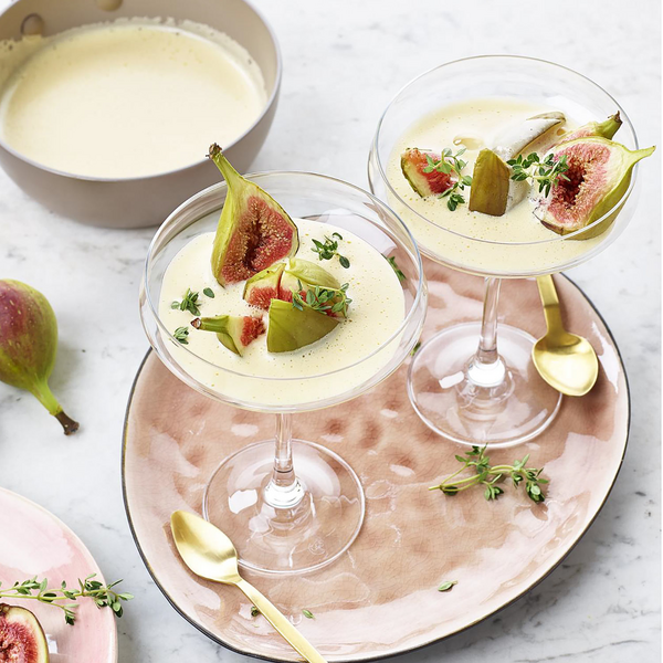 Figs with Champagne Sabayon