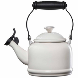 Le Creuset Demi Teakettle, White Tea Kettle