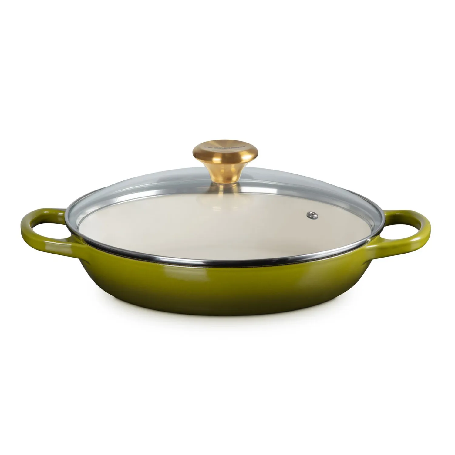 Le Creuset Signature Braiser with Glass Lid, 2.25 qt.