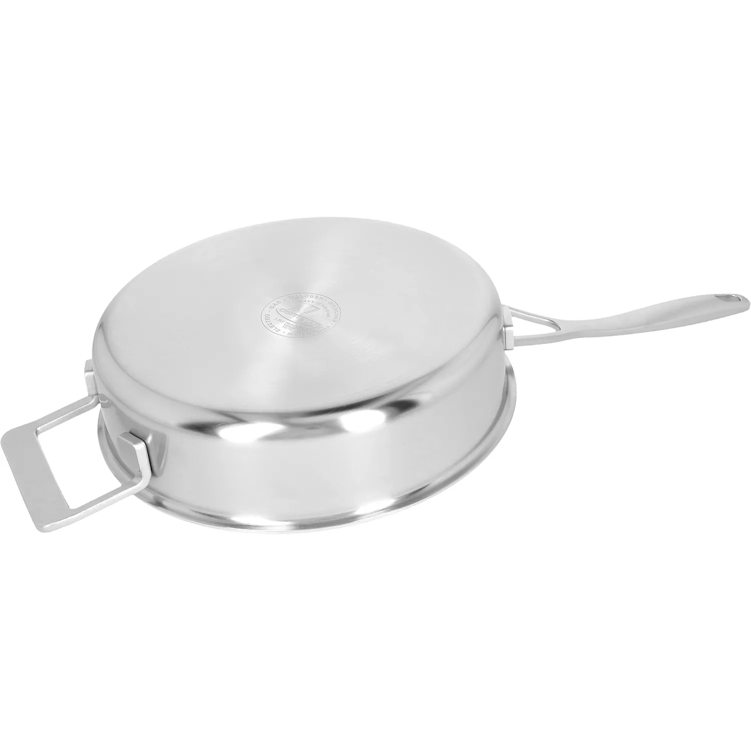 Demeyere Industry5 Stainless Steel Sauté Pan With Helper Handle & Lid