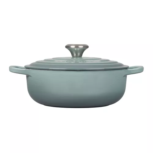 Le Creuset Signature Round Sauteuse with Lid, 3.5 qt.