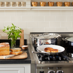 Martha by Martha Stewart Tri-Ply Stainless Steel Skillet