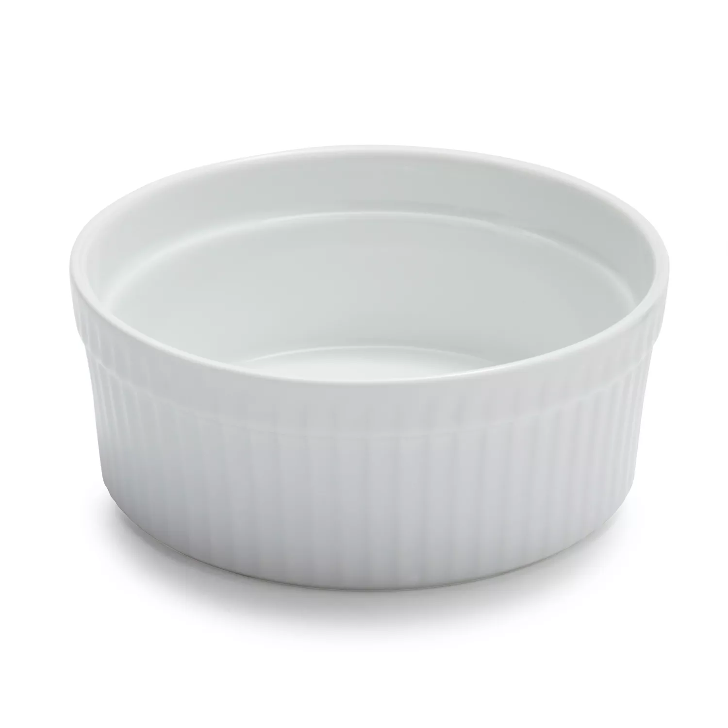 Sur La Table Porcelain Round Ramekin with Ribbed Side