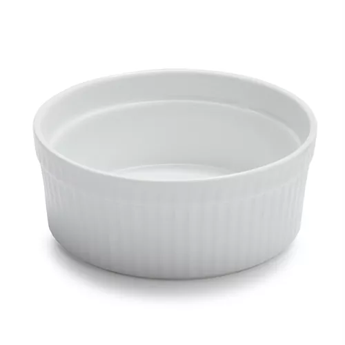 Sur La Table Porcelain Round Ramekin with Ribbed Side