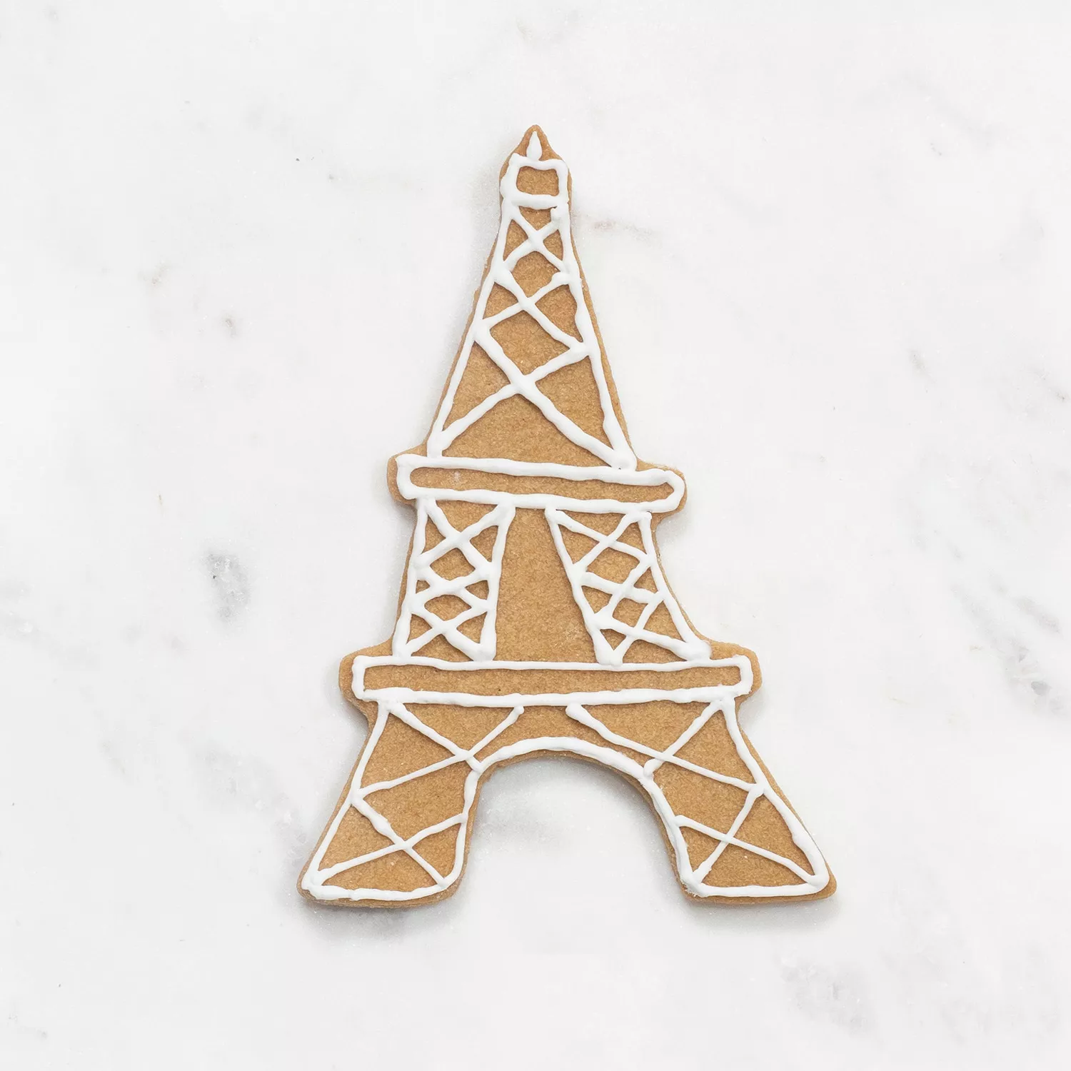 Sur La Table Copper-Plated Eiffel Tower Cookie Cutter with Handle, 4&#34;