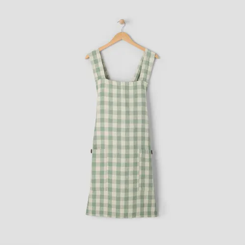 Sur La Table Check Linen Smock Apron