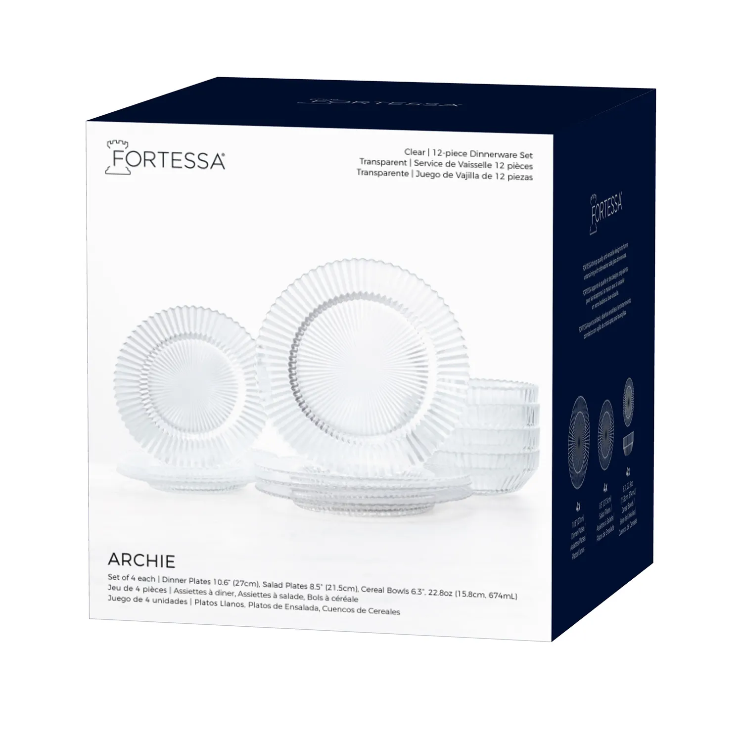 Fortessa Archie 12-Piece Dinnerware Set