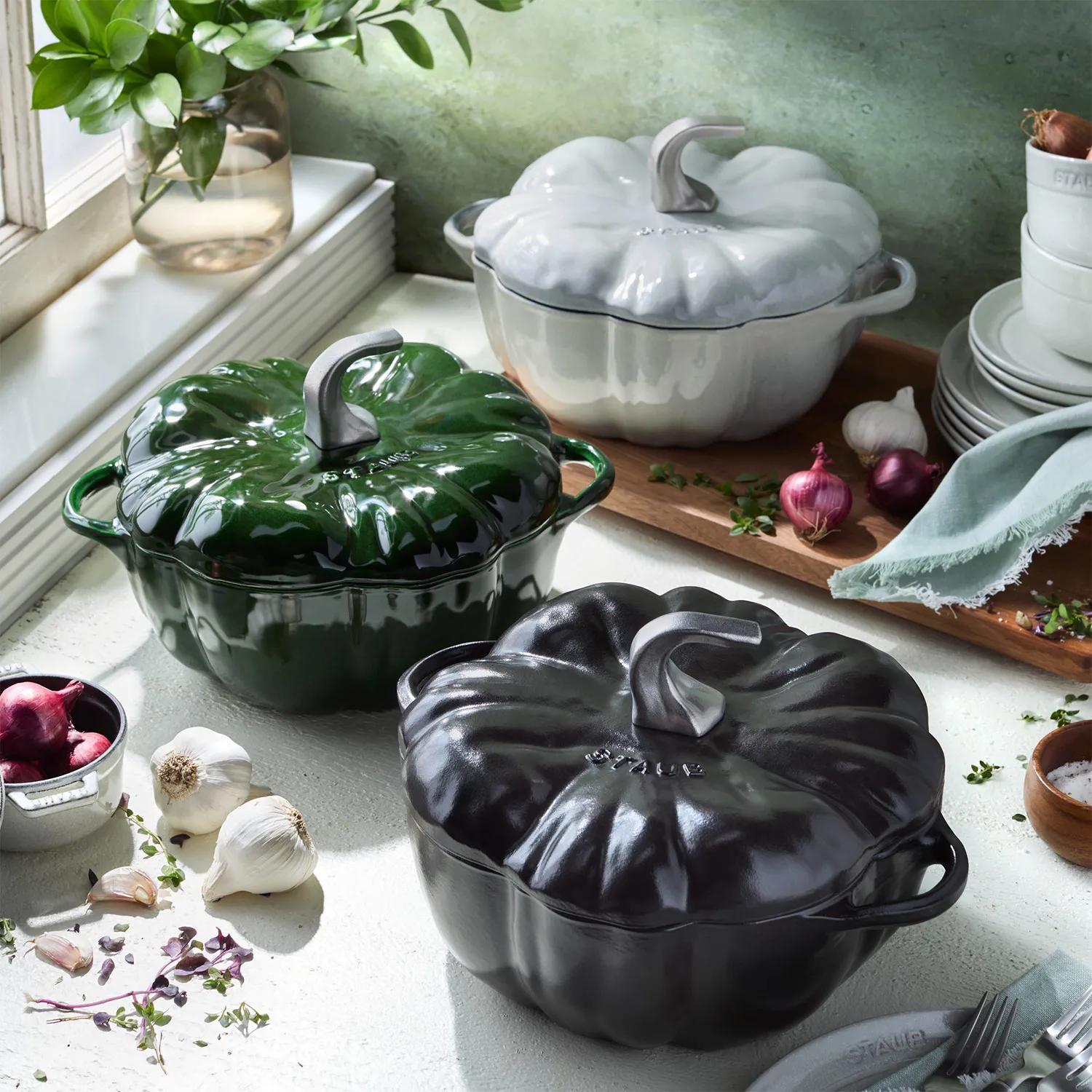Staub Pumpkin Dutch Oven, 3.5 qt.