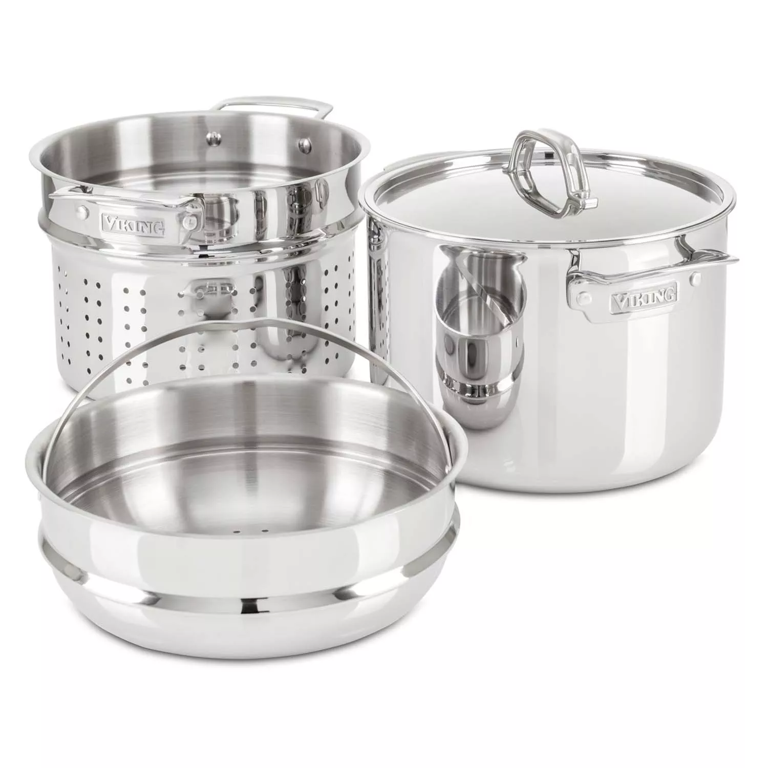 Viking Pasta Pot and Steamer, 8 qt.
