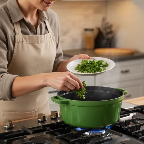 Staub Round Dutch Oven, 5.5 qt.