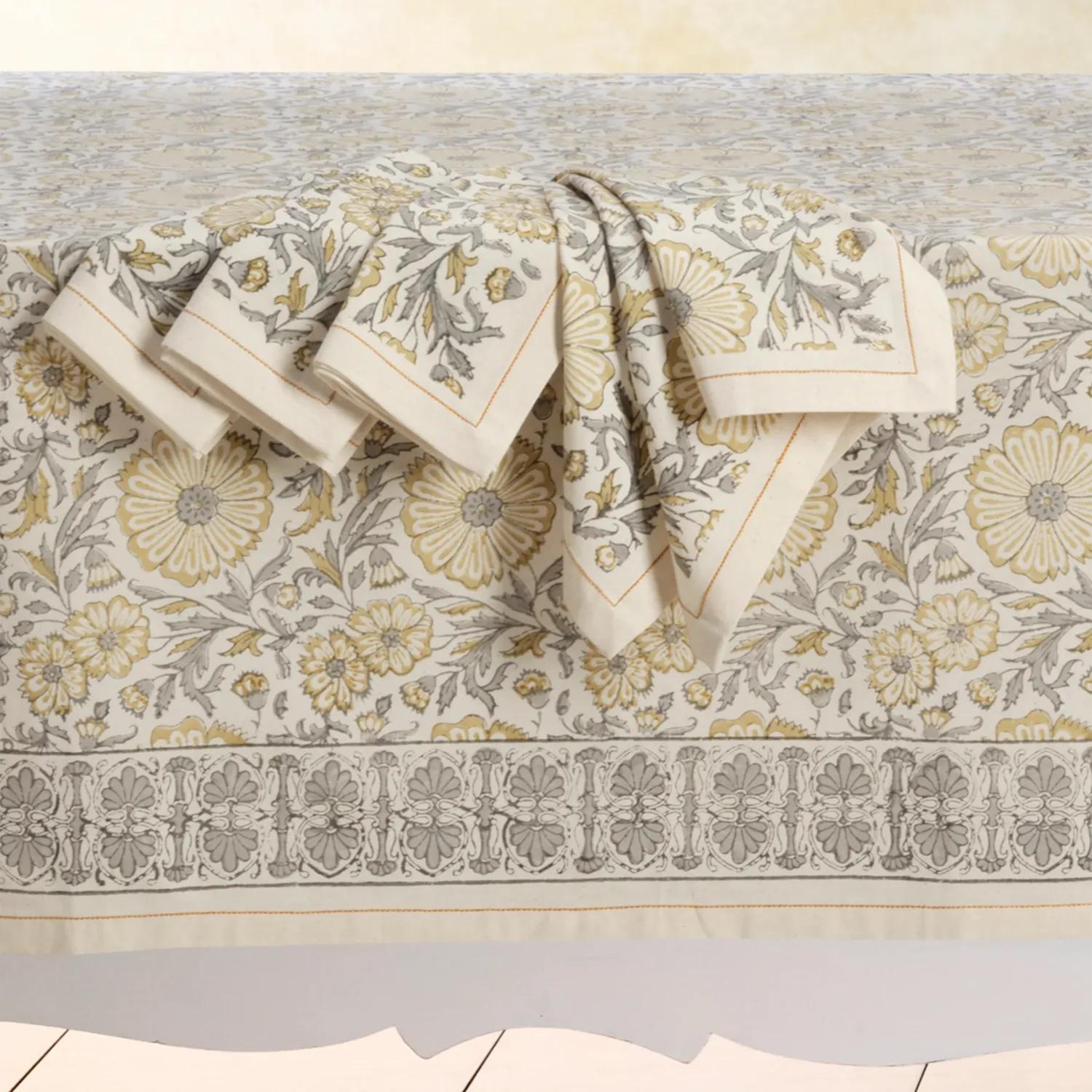 Sustainable Threads Zinnia Tablecloth