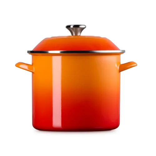 Le Creuset Enameled Steel Stockpot with Stainless Steel Knob, 10 qt.