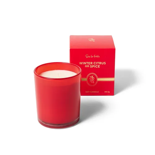 Sur La Table Spiced Winter Citrus Candle
