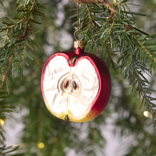Sur la table Red Apple Ornament