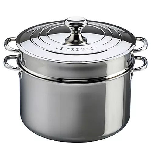 Le Creuset Stainless Steel Stockpot with Colander Insert