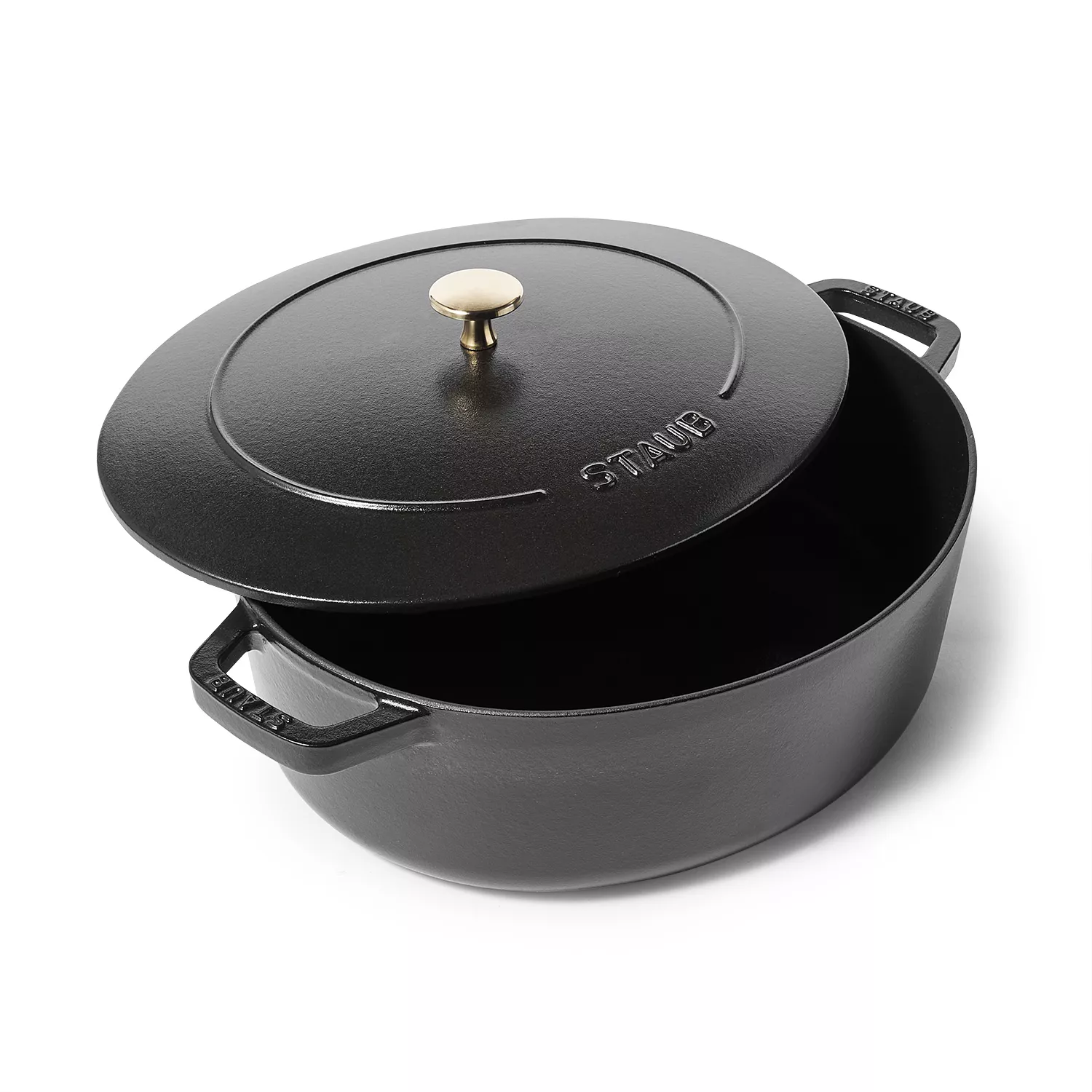 Staub Cast Iron Wide Oval Dutch Oven, 6.25 Qt. 