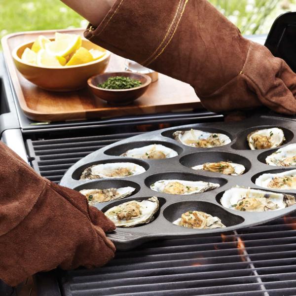 Cast Iron Oyster Grill Pan Sur La Table