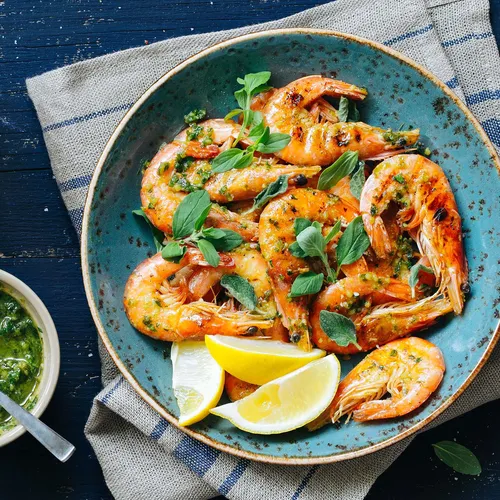 Grilled Citrus-marinated Shrimp