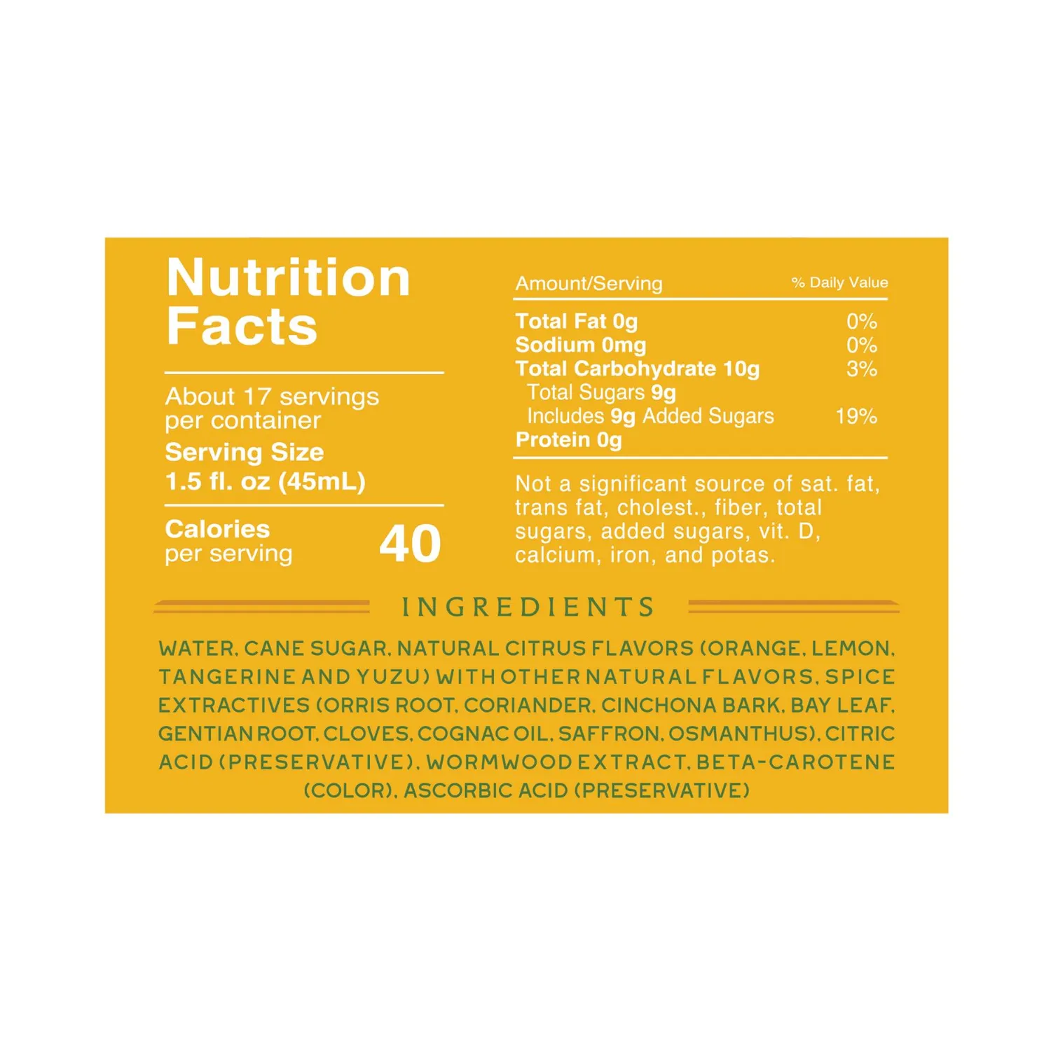 Wilderton Non-Alcoholic Citrus Aperitivo