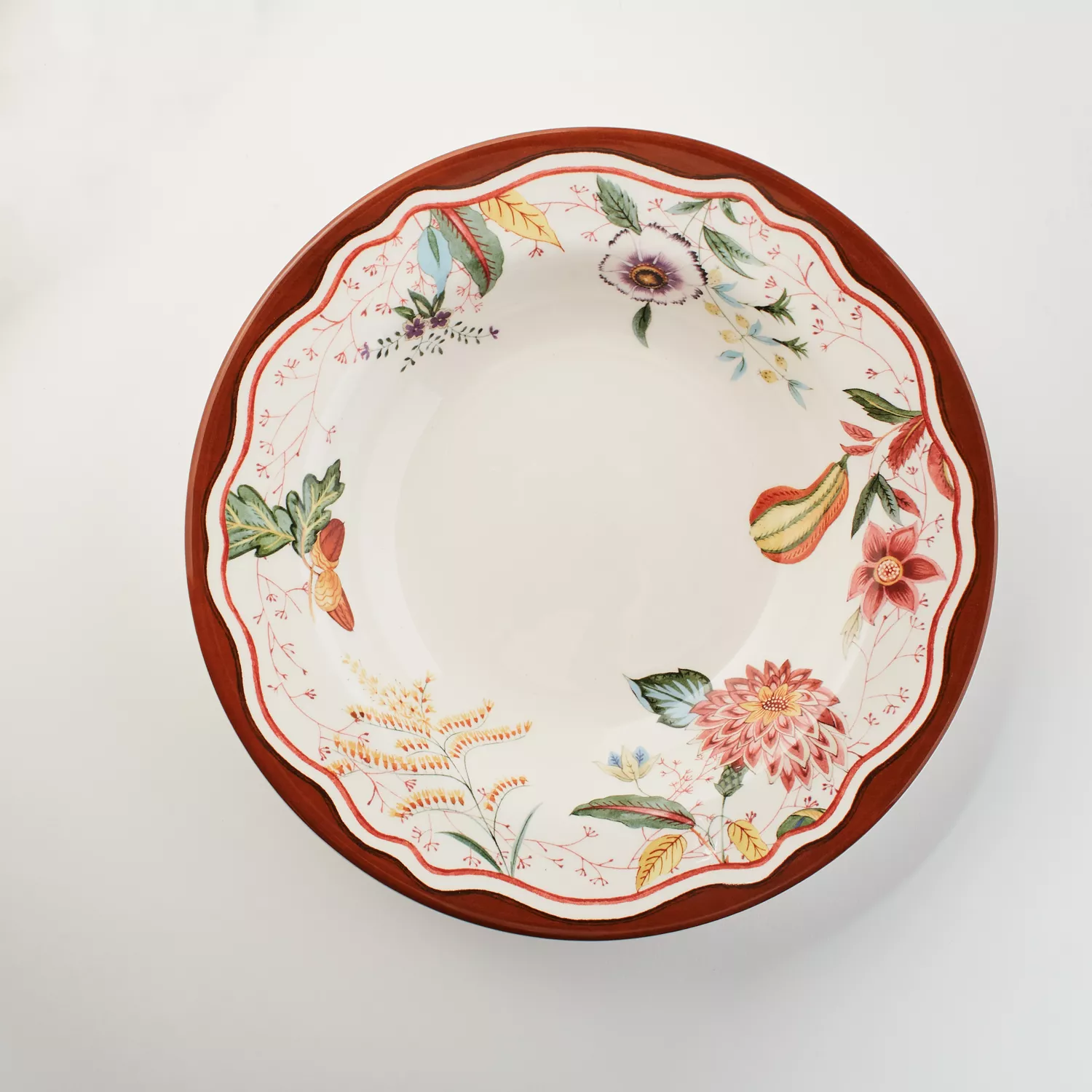 Sur La Table Fall Botanical 12-Piece Dinnerware Set