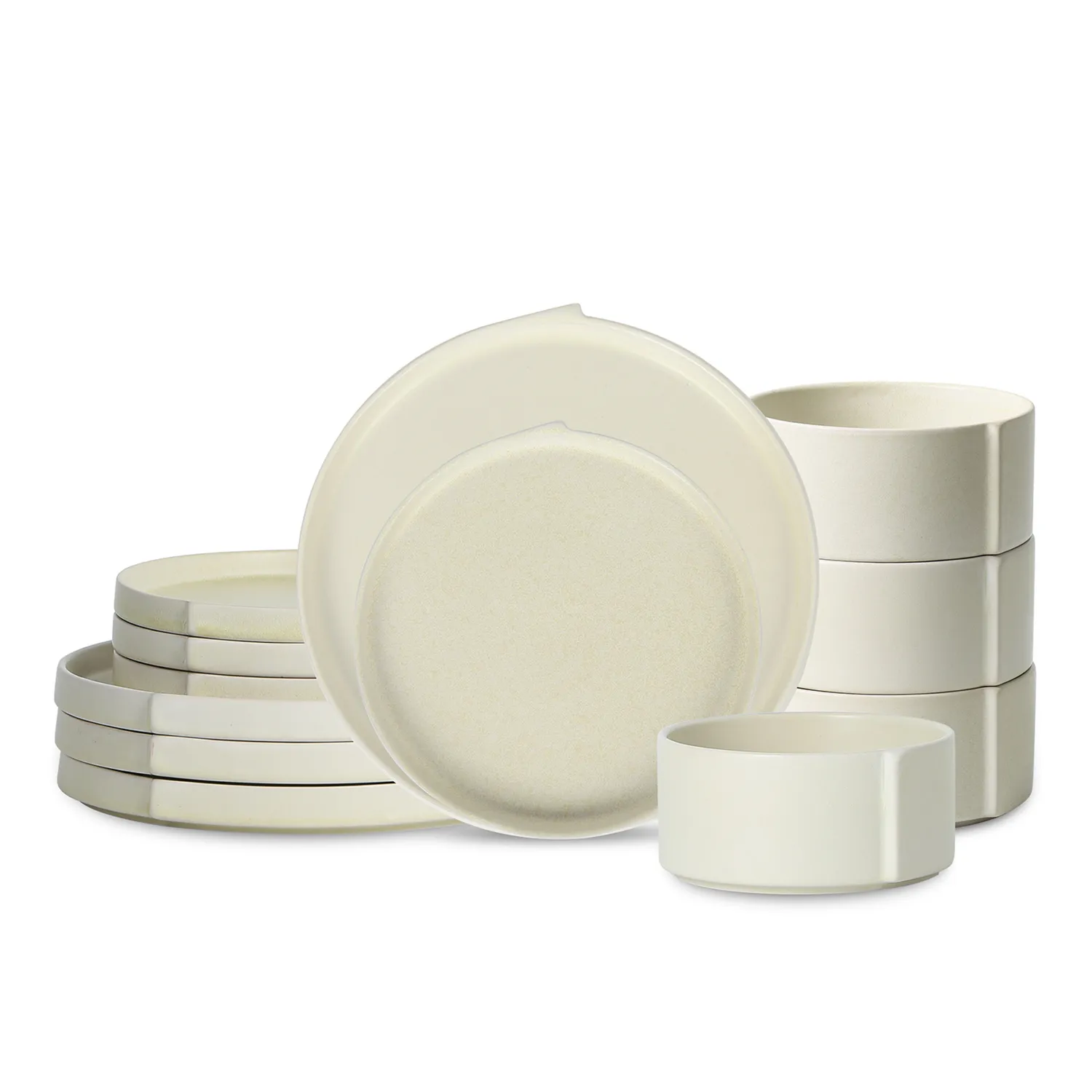 Stone Lain Bao Stoneware 12-Piece Dinnerware Set