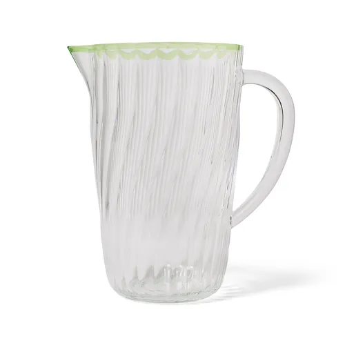 Sur La Table Orchid Optic Swirl Melamine Pitcher