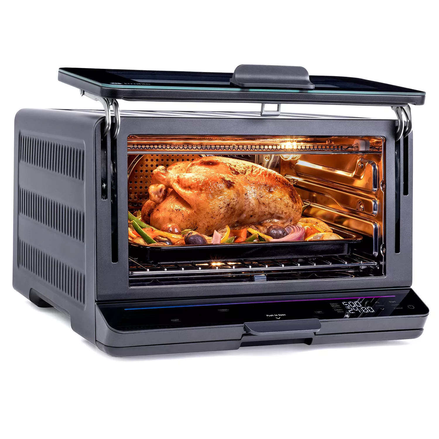 Elite Platinum Toaster Oven with Rotisserie, Convection & Grill/Griddle