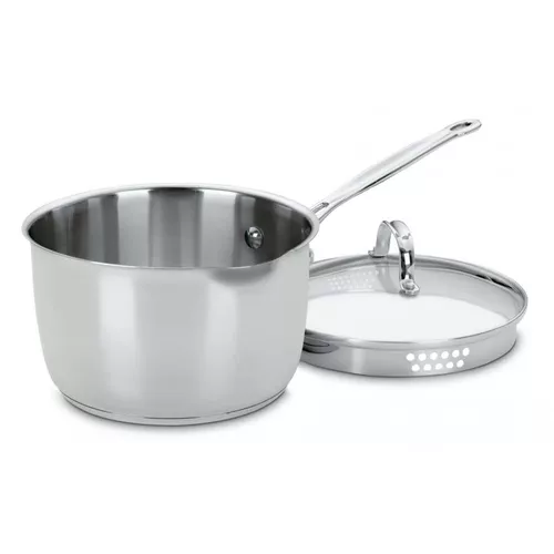 Cuisinart Custom-Clad 5-Ply Stainless Steel Saucepan with Lid