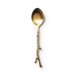 Sur La Table Gold Twig Demitasse Spoon