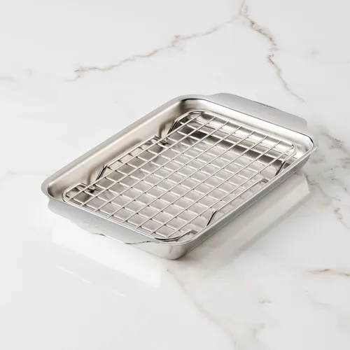  Hestan Provisions Oven Bond Eighth Sheet Pan with Grid