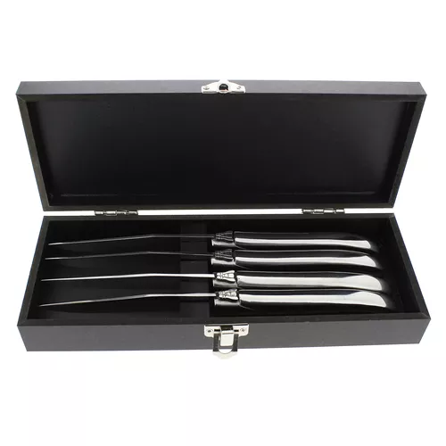 French Home Laguiole Connoisseur Steak Knives, Set of 4