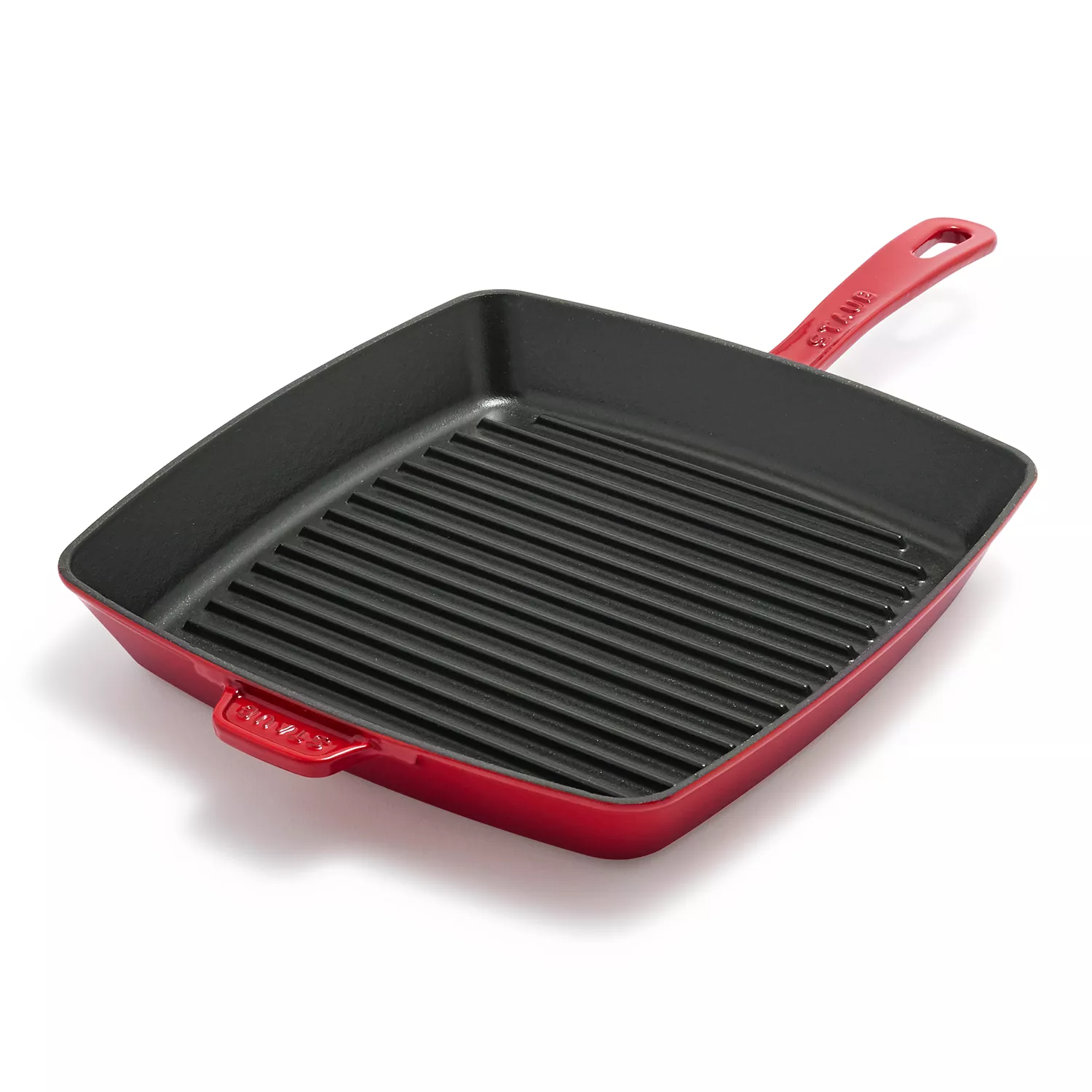 Staub grill pan/skillet 26 cm square, red  Advantageously shopping at