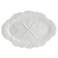 Bordallo Pinheiro Cabbage Oval Platter, Set of 2