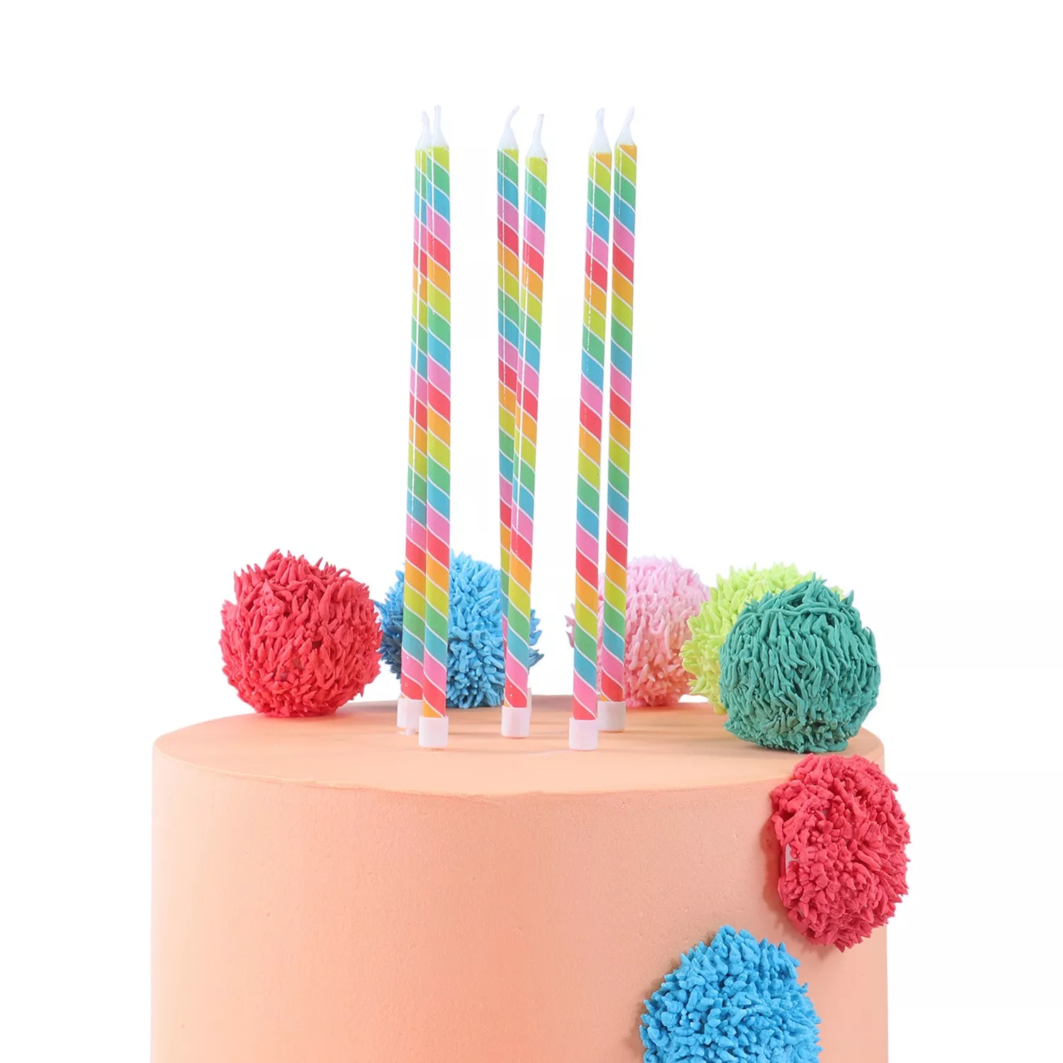 PME Tall Rainbow Candles, Set of 16