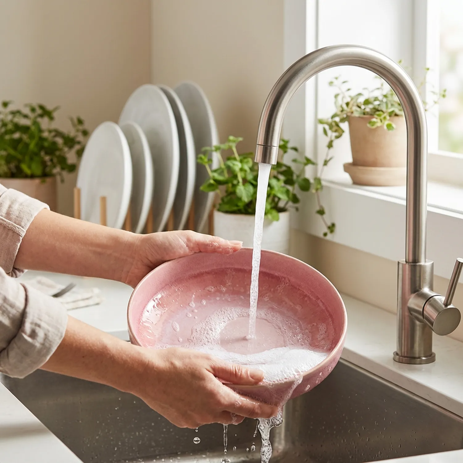 Sur La Table Lucent Reactive Glaze Pasta Bowl