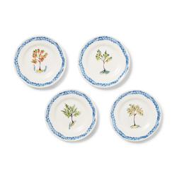 Sur La Table Citrus Appetizer Plates, Set of 4 Love the colors and on the 4" plates 4 different fruits in each plate