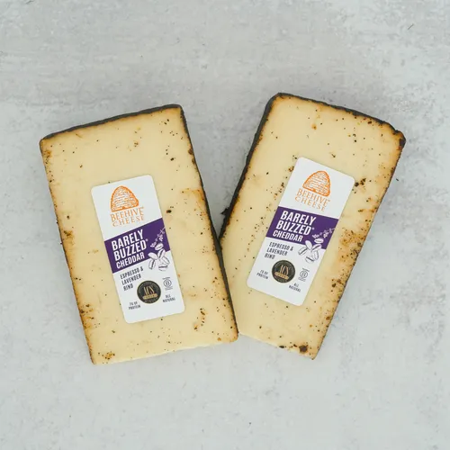 Beehive Cheese Barely Buzzed Cheddar Cheese, Set of 2