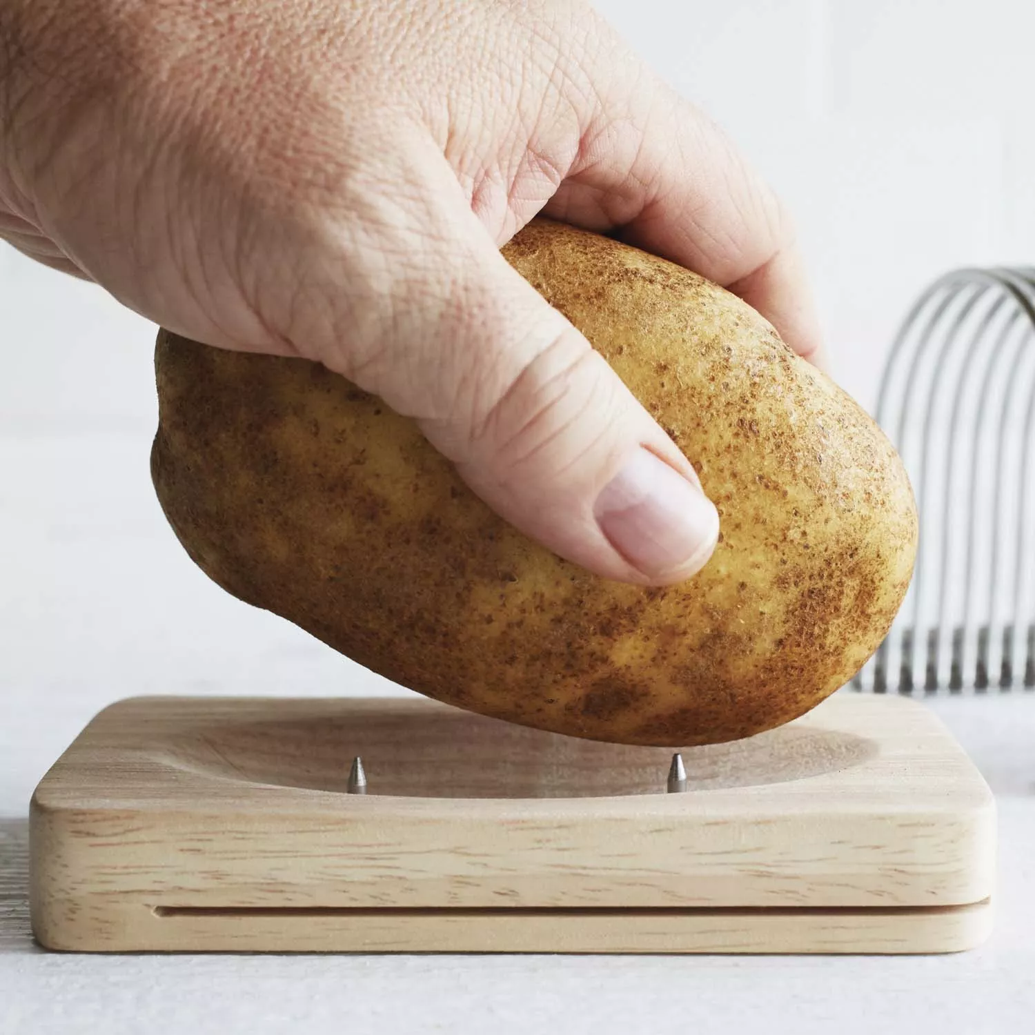 Hasselback Potato Prep Set, Silver