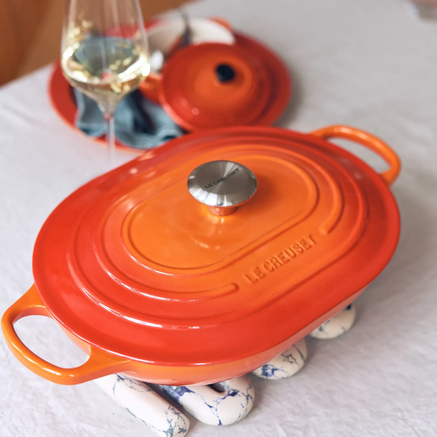 Le Creuset Signature Oval Casserole, 3.75 qt.