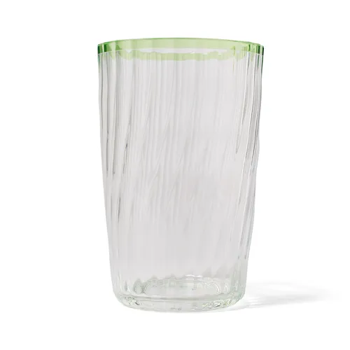 Sur La Table Orchid Optic Swirl Melamine Highball Glass