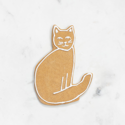 Cat with Tail Cookie Cutter, 4.25&#34;