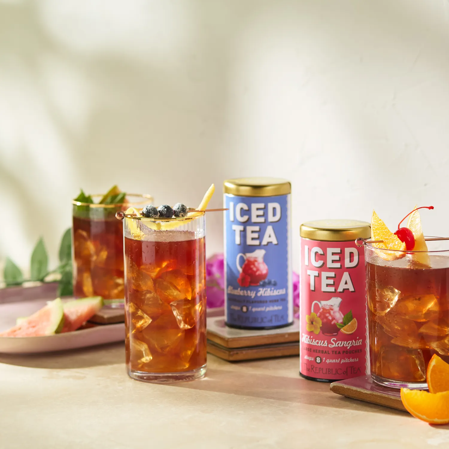 The Republic of Tea Blueberry Hibiscus Iced Tea