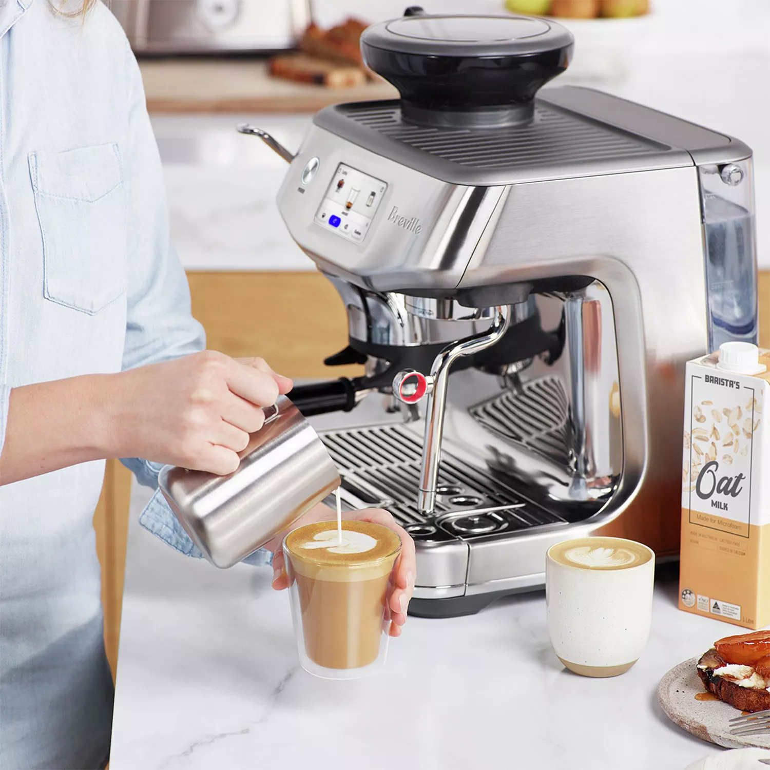 Sboly Steam Espresso Machine with Milk Frother, 1-4 Cup Expresso Coffee  Maker, Cappuccino Latte Machine Includes Carafe, No Apply to Use Ground  Espresso and Any Fine Ground Coffee