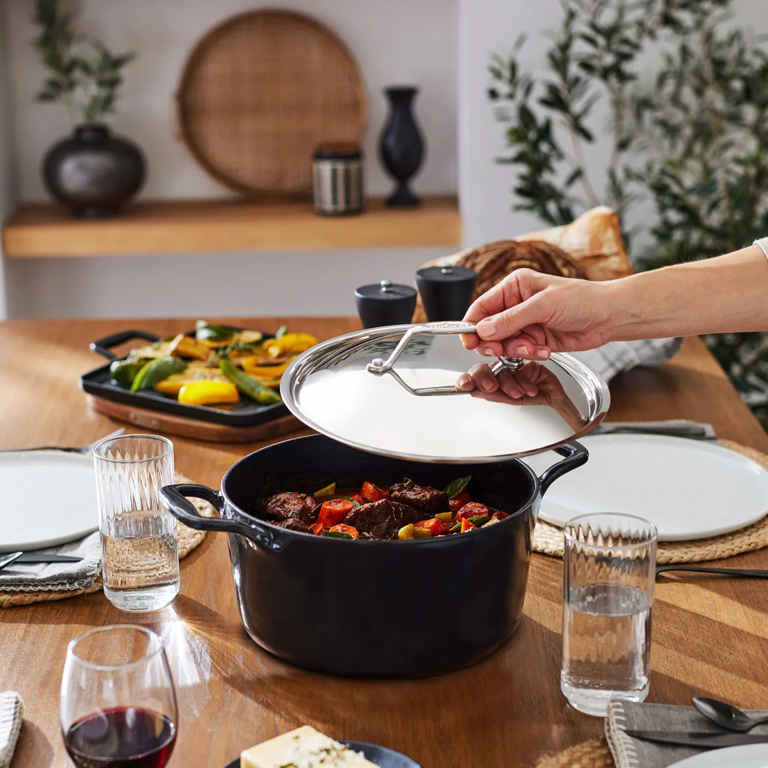 All-Clad Enameled Cast Iron Dutch Oven, 6 qt. 