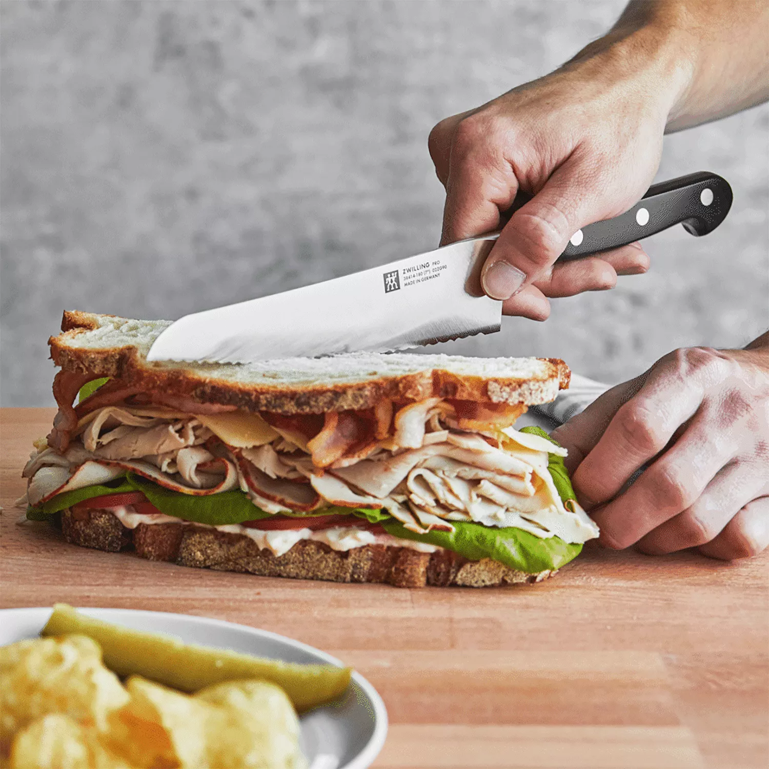 Zyliss Knife, Sandwich