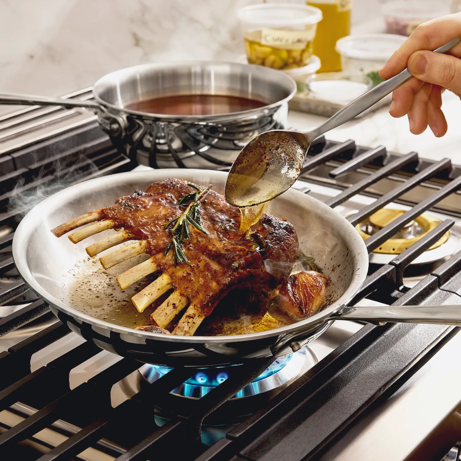 All-Clad D3 Stainless Steel Chef's Choice 3-Piece Cookware Set