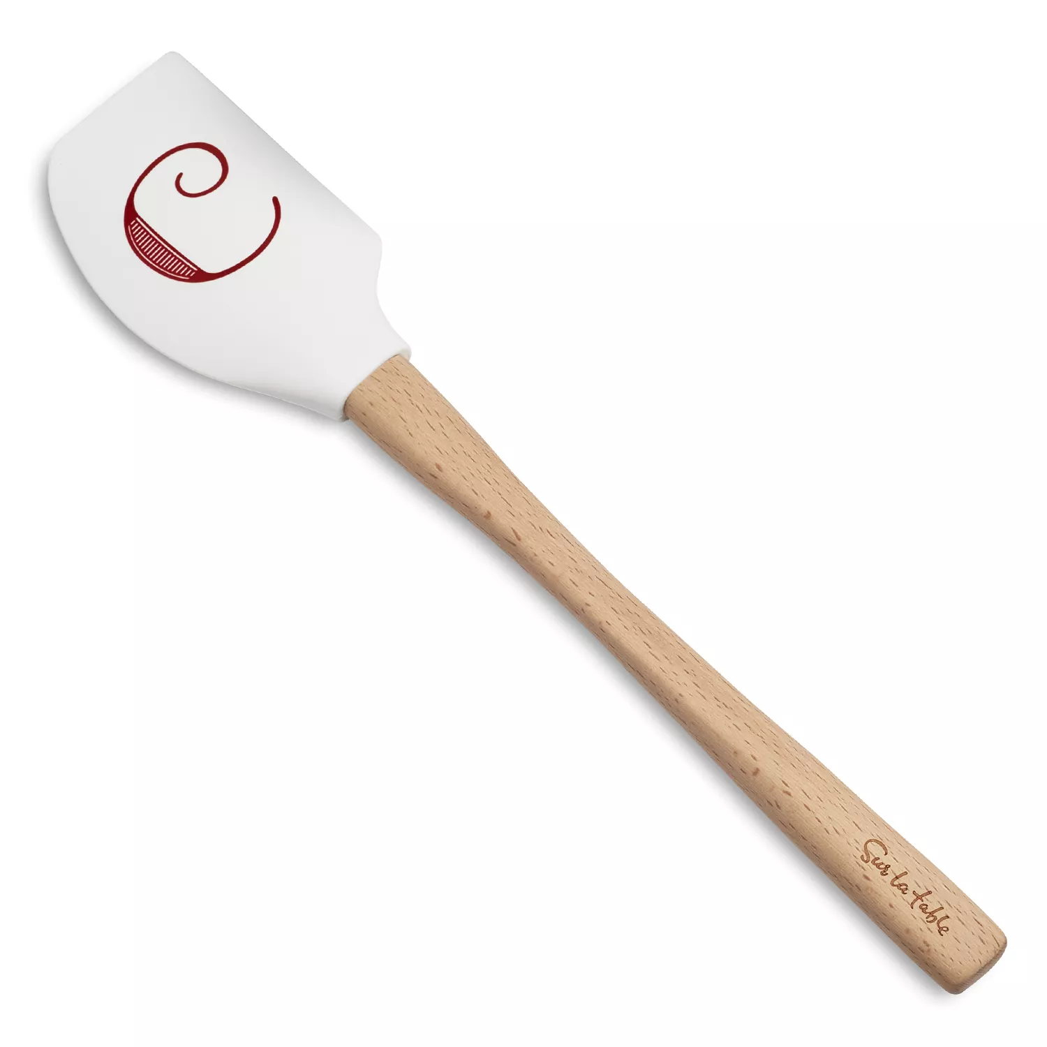 Sur La Table Monogram Spatula, White