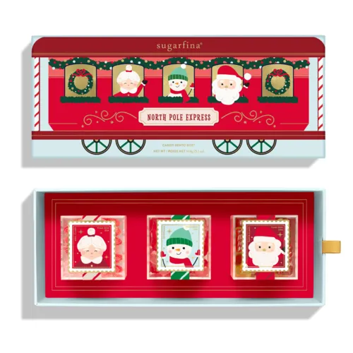 Sugarfina North Pole Express Bento Box, Set of 3