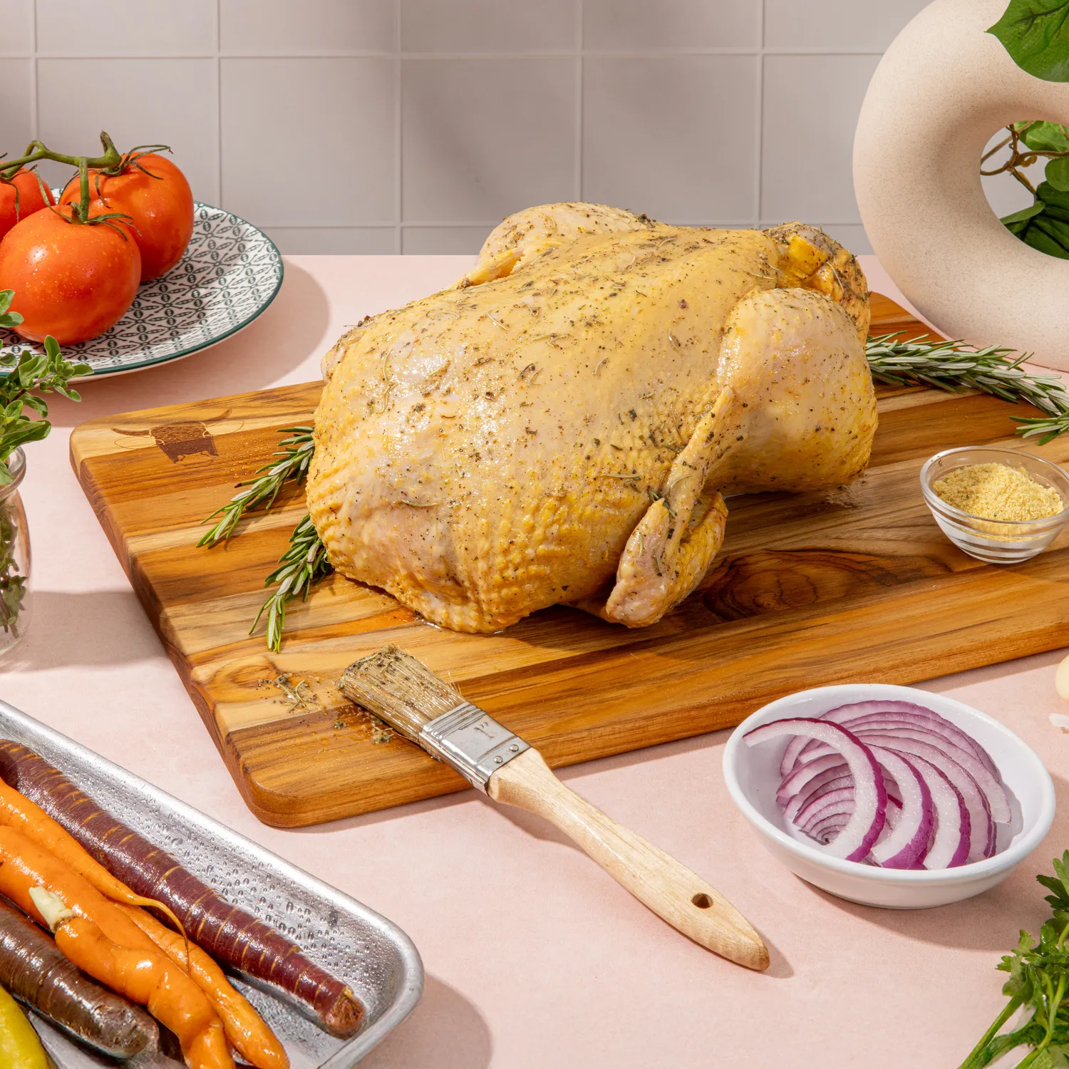 Teakhaus Set of 3 Cutting Boards with Stand