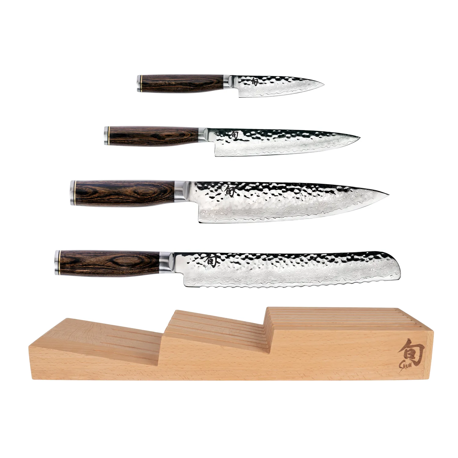 Shun Premier 5-Piece In-Drawer Knife Block Set